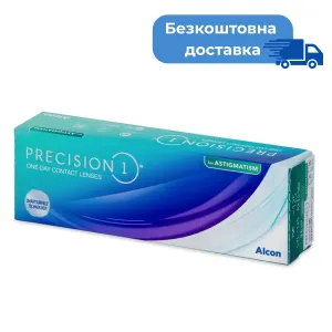 Контактні лінзи для зору торичні Alcon Precision 1 for Astigmatism 1 упаковка - 30 шт.