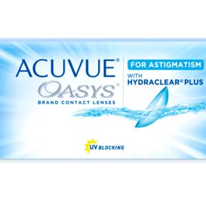 Двотижневі контактні лінзи для зору торичні Johnson&Johnson ACUVUE OASYS for ASTIGMATISM - 6 шт.