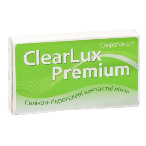 Контактні лінзи CooperVision ClearLux Premium на 1 місяць упаковка - 3 шт.
