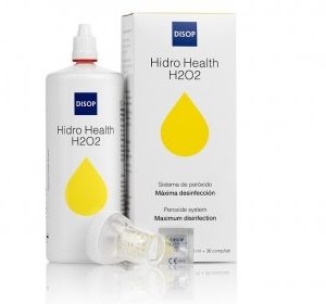 Пероксидна система для очищення контактних лінз Hidro Health H2O2 360 мл та 36 таблеток