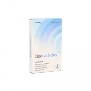 Контактні лінзи Clearlab Clear all-Day на 1 місяць упаковка - 6 шт.