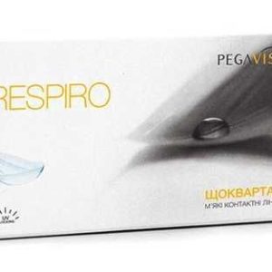 Контактні лінзи для зору на 3 місяці Pegavision Respiro 1 упаковка - 3 шт.